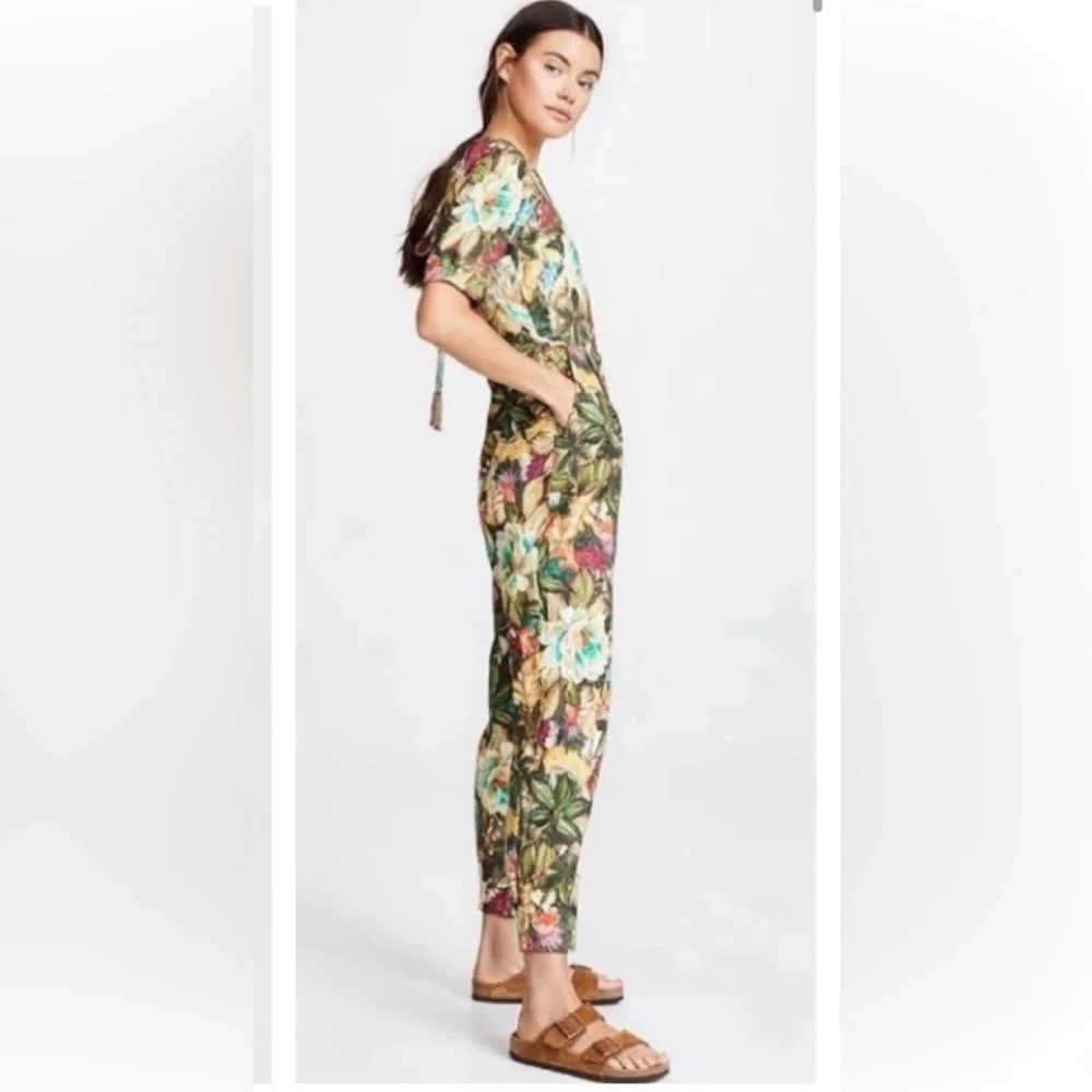 Farm Rio jumpsuit size XS Garden Dreams beautiful floral print